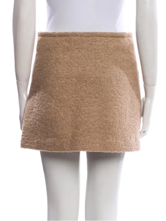 Prada Dresses & Skirts - Archival Prada FW10 Wool Mohair Bouclé Mini Skirt 42